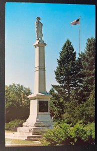 Vintage Postcard 1980s Statue of Geo. Washington, Washington Crossing Park, PA