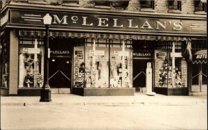 Marshfield Wisconsin WI McLellan Store Interior Real Photo Postcard