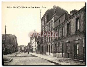 Postcard Old Saint Ouen Arago Street