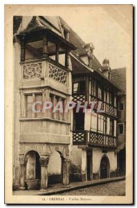 Old Postcard Obernai Old Houses