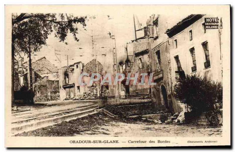 Postcard Modern Army Oradour sur Glane Carrefour des Bordes