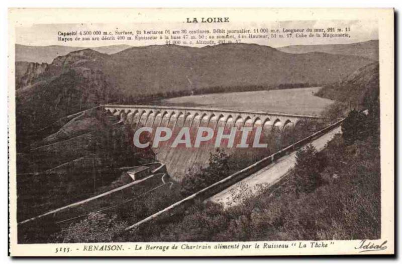 Renaison - Dam Chartrain powered by Brook Spot - Old Postcard