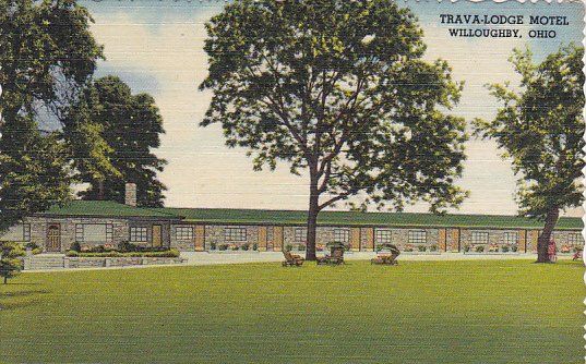 Trava-Lodge Willoughby Ohio Curteich