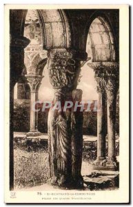Old Postcard Saint Bertrand de Comminges Pillar four evanlegistes