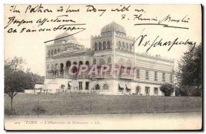 Old Postcard Paris l & # 39Observatoire of Paris