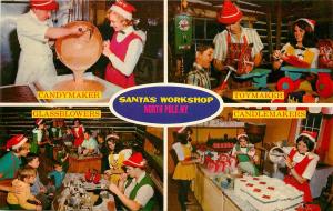 SANTA'S WORKSHOP CANDYMAKER TOYMAKER GLASSBLOWERS CANDLEMAKER NORTH POLE NY 