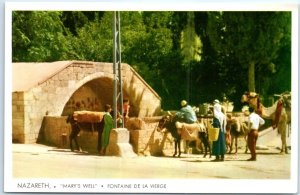 Postcard - Mary's Well, Nazareth, israel