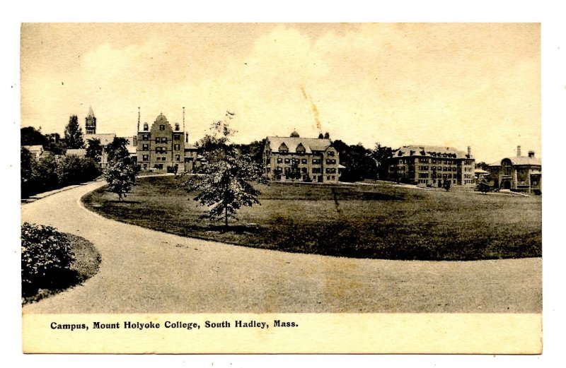 MA - South Hadley. Mt Holyoke College, Campus View