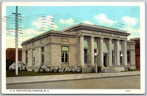 Kinston North Carolina 1938 Postcard US Post Office