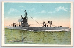 WWI-Era Class D-2 Submarine~Grayling~Error ID Mislabel D-3~Quincy Fore River Blt
