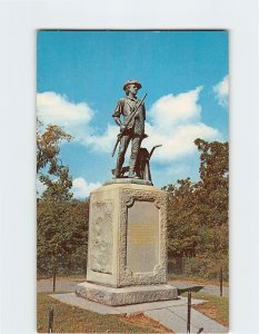 Postcard The Minutemen, Concord, Massachusetts