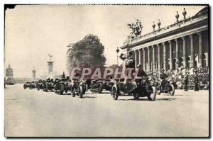 Old Postcard Chenillelles D & # 39infanterie front of the Grand Palais Paris ...