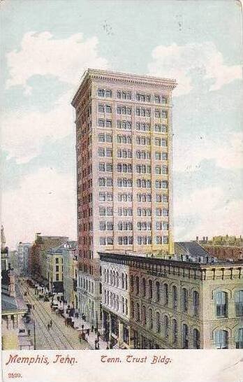 Tennessee Memphis Tennessee Trust Bank Building 1907