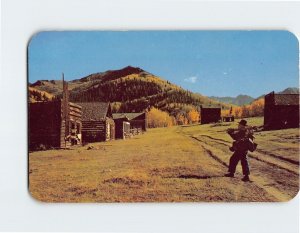 Postcard Ghost Town Ashcroft Upper Castle Creek Near Aspen Colorado USA