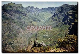 Modern Postcard The Great Curral Village from Madeira Eira do Serrado