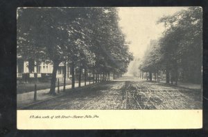 BEAVER FALLS PENNSYLVANIA PA. RESIDENCE STREET SCENE VINTAGE POSTCARD