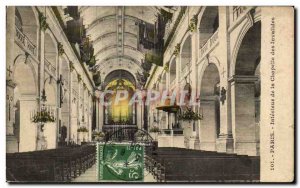 Old Postcard Paris Interior of the Chapel of Invalides