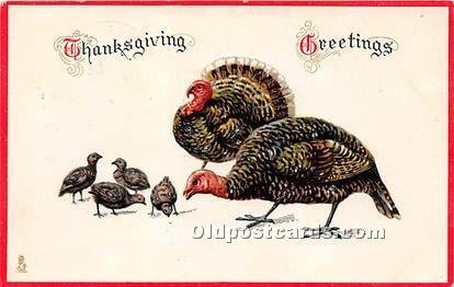 Thanksgiving Greetings 1912 