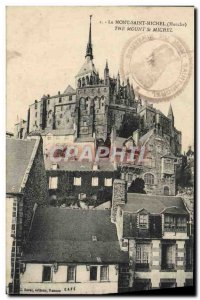 Old Postcard Mont Saint Michel