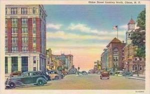 New York Olean Union Street Looking North Curteich