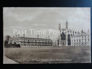 c1934 - King's College Chapel and Clare College, Cambridge