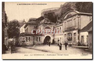 Old Postcard La Bourboule landing stages Thermal Choussy