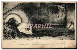 Old Postcard Pibrac Death of St. Germaine By Jean Ningres