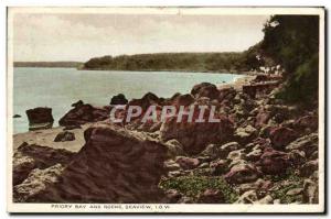 Postcard Old Priory Bay Seaview And Rocks