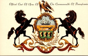 Pennsylvania Official Coat Of Arms Of The Commonwealth Of Pennsylvania