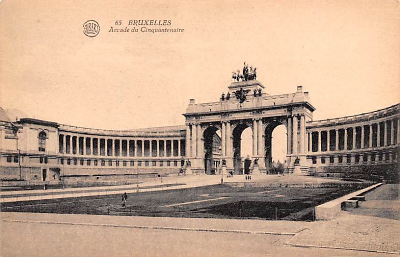 Arcade du Cinquantenaire Bruxelles Belgium Unused 