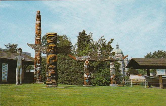 Canada Victoria Thunderbird Park and Totem Poles