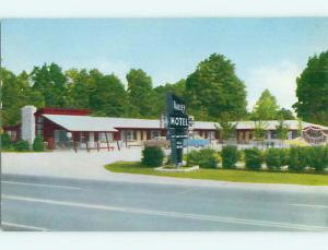 Unused 1950's OLD CARS & VALLEY MOTEL Terre Haute Indiana IN u4145@