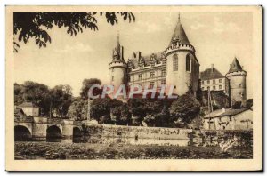 Old Postcard Chateau De La Rochefoucauld the castle and the Tardoire