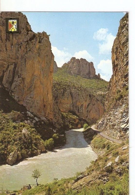 Postal (PostCard) 027426 : El Pallars. Congost de Collegats i Riu Noguera ...