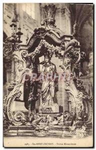 Old Postcard Sainte Anne D Auray Miraculous Statue