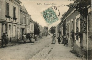 CPA CLEFS - Route de la Fleche (127551)