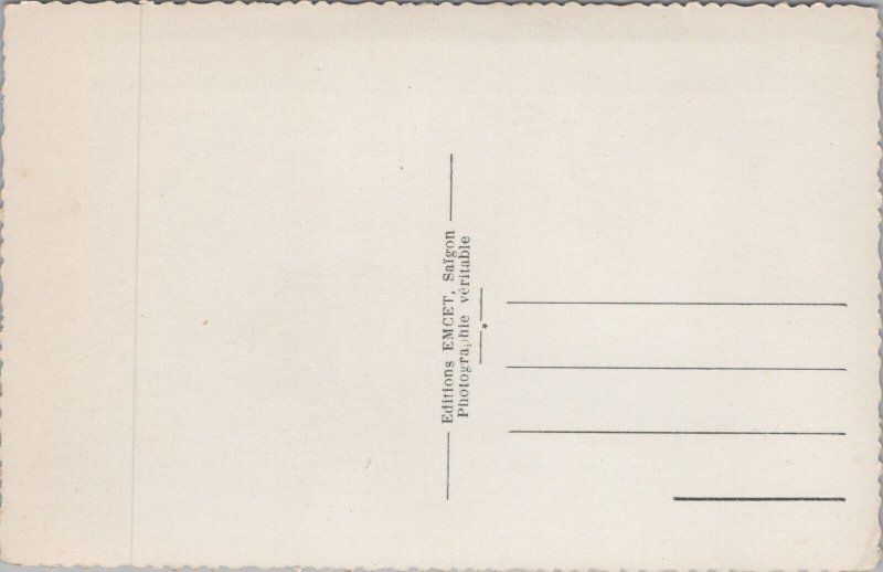 Vietnam Saigon Souvenir De Tourane Ho Chi Minh City Vintage RPPC C109