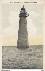 Minot's LIGHTHOUSE , Massachusetts Bay , BOSTON , 1910s