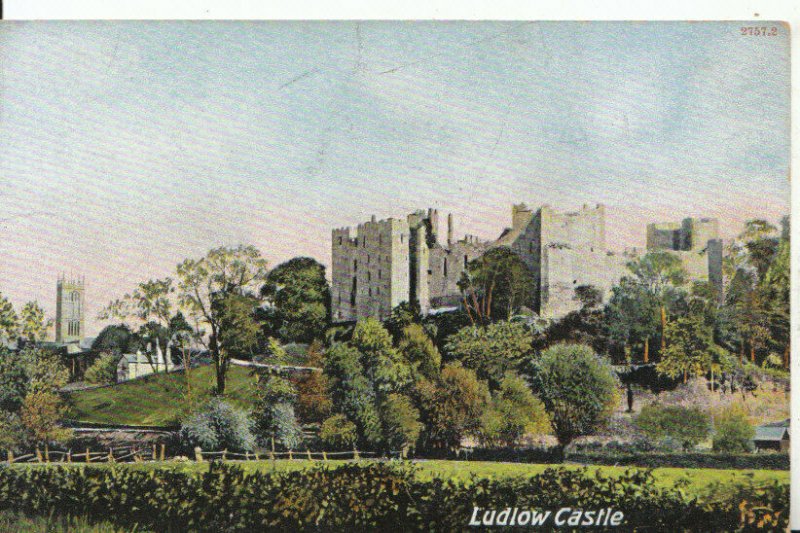 Shropshire Postcard - Ludlow Castle - Ref 14806A