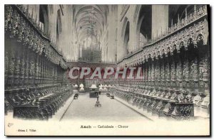 Old Postcard Auch Cathedral Choir