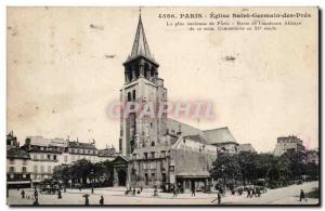 Paris Postcard Ancient Church Saint Germain