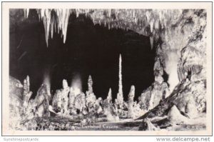 New Mexico Carlsbad Cavern Totem Pole Big Room Real Photo