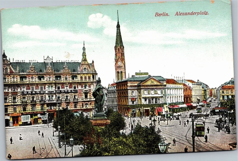 Postcard  Germany Berlin - Alexanderplatz