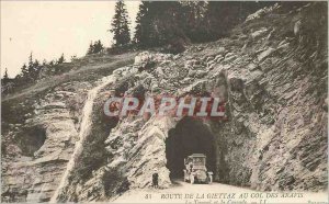 Old Postcard Road Ciettaz Col des Aravis and Cascade Tunnel Automotive