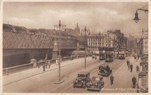 BR75292 jamaica bridge car double decker  tramway tram  glasgow scotland