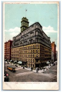 c1905 Powers Building Streetcar Exterior Building Rochester New York NY Postcard 