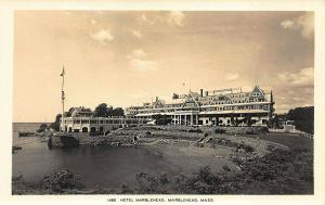 Marblehead MA Hotel Marblehead #1480 Real Photo Postcard