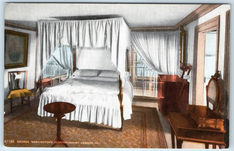 c1910s Mt. Vernon, VA George Washington Master Bedroom Antique Furniture PC A274