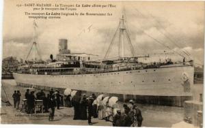 CPA St-NAZAIRE - Le Transport La Loire affrete par l'Etat pour (222417)