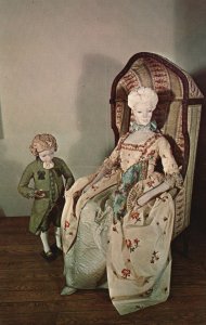 Vintage Postcard Boy's Green Silk Suit Dress White Silk Fashion Phil. Museum Art